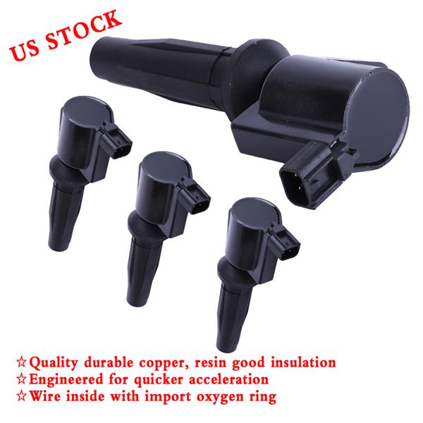 4pcs Ignition Coils for 2003-2013 FORD  2004-2006 MAZDA 2.0 2.3 2005-2008 MERCURY DG507