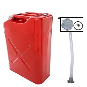 20L EU Standard Cold-rolled Plate Petrol Diesel Can Gasoline Bucket with Oil Pipe Army Green