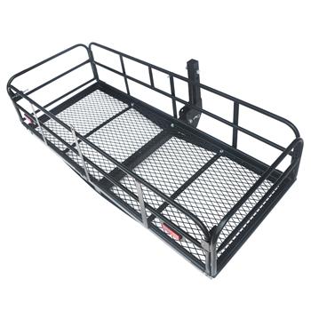 60\\" Portable Folding Cargo Carrier Black