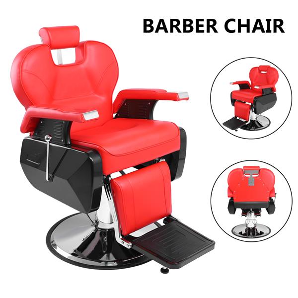 Professional Salon Barber Chair 8702A Red 