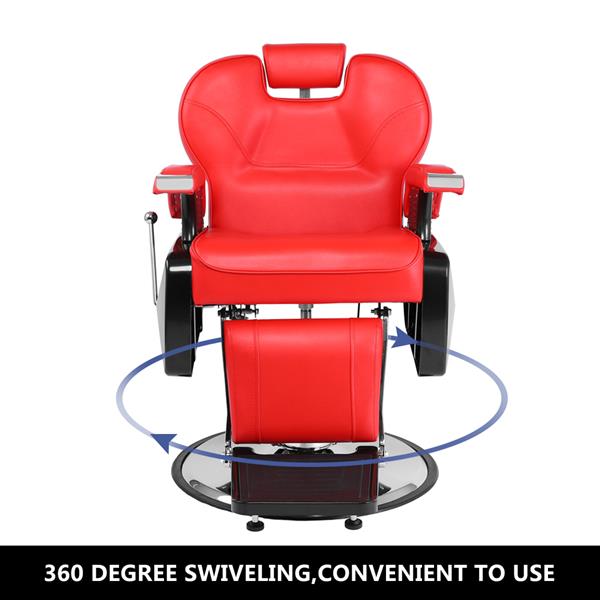 Professional Salon Barber Chair 8702A Red 