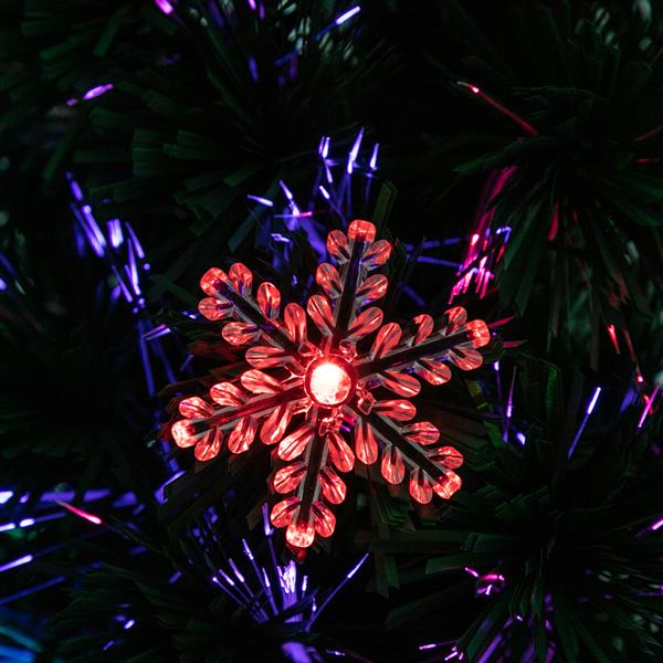 7FT Small Light Fiber Optic Christmas Tree 290 Branches