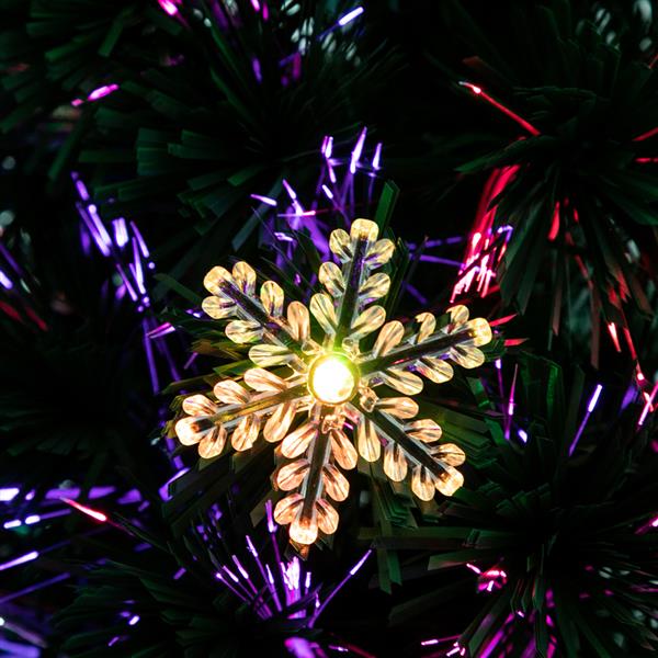 6FT Small Light Fiber Optic Christmas Tree 230 Branches