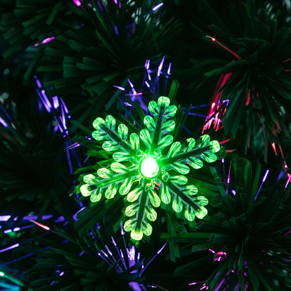 6FT Small Light Fiber Optic Christmas Tree 230 Branches