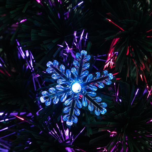 6FT Small Light Fiber Optic Christmas Tree 230 Branches