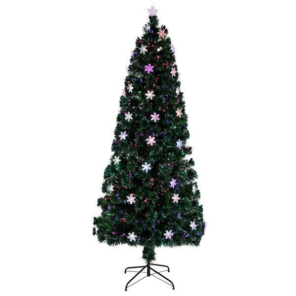 6FT Small Light Fiber Optic Christmas Tree 230 Branches