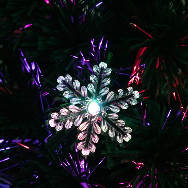 6FT Small Light Fiber Optic Christmas Tree 230 Branches