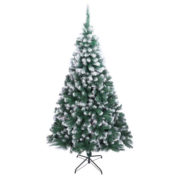 7FT Spray White PVC Christmas Tree 870 Branches