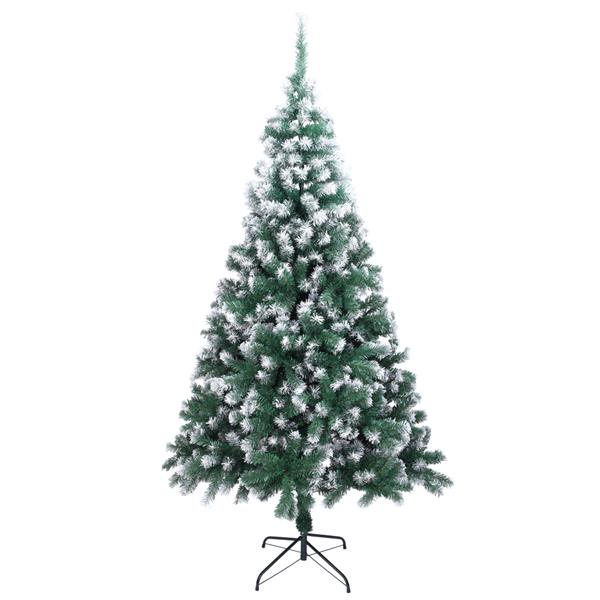 7FT Spray White PVC Christmas Tree 870 Branches