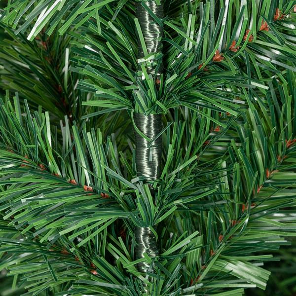 Christmas Tree 6FT 920 Branches Flocking Spray White Tree Plus Pine Cone (YJ)