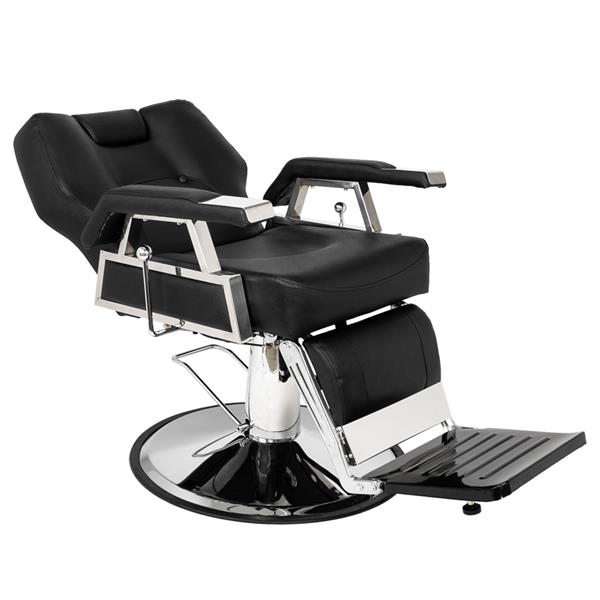 HZ8706 Professional Portable Hydraulic Lift Man Large Barber Chair Black 