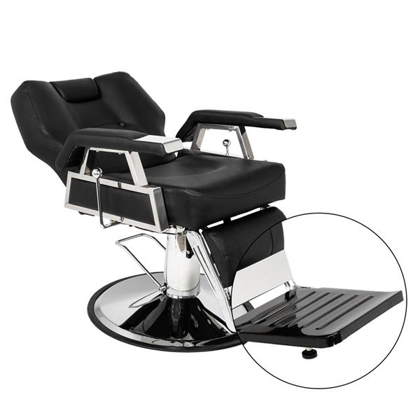 HZ8706 Professional Portable Hydraulic Lift Man Large Barber Chair Black 