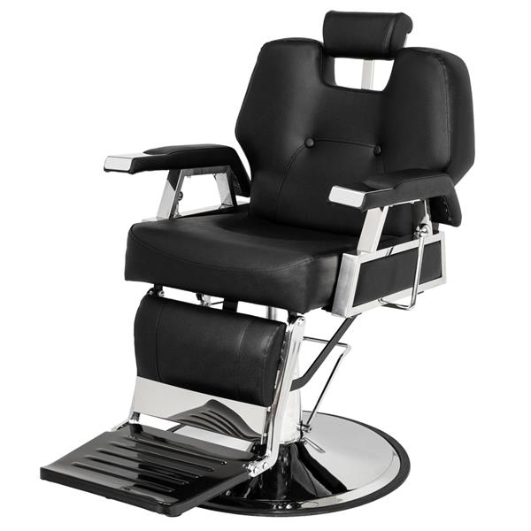 HZ8706 Professional Portable Hydraulic Lift Man Large Barber Chair Black 