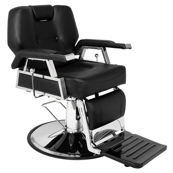 HZ8706 Professional Portable Hydraulic Lift Man Large Barber Chair Black 