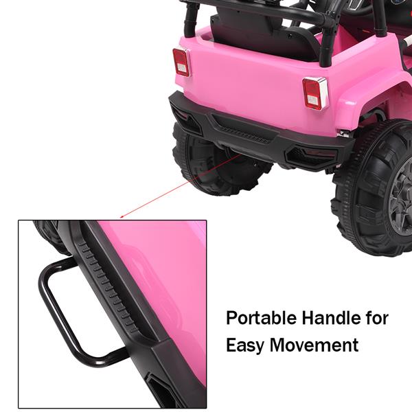 LZ-905 Remodeled Dual Drive 45W * 2 Battery 12V7AH * 1 With 2.4G Remote Control Pink 