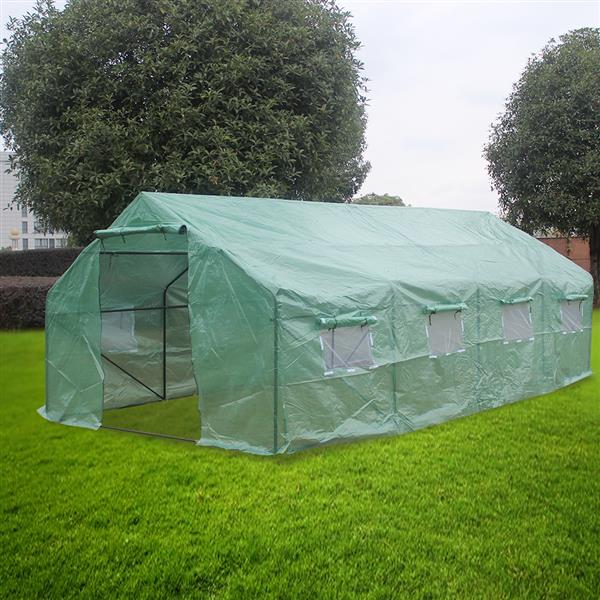  20′x10′x7′-B Heavy Duty Greenhouse Plant Gardening Spiked Greenhouse Tent 