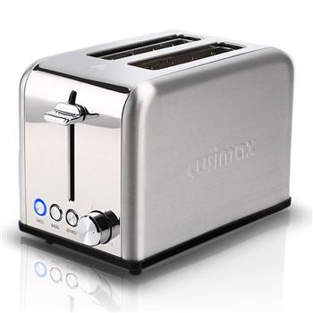 Cusimax CMST-80S Bakery Toaster 2/4 Slice Extra Wide Slot Toaster Stainless Steel Bagel Bread Toaster（cannot be sold on Amazon）