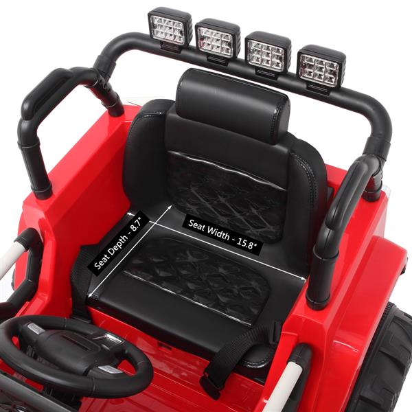 LZ-905 Remodeled Dual Drive 45W * 2 Battery 12V7AH * 1 With 2.4G Remote Control Red 