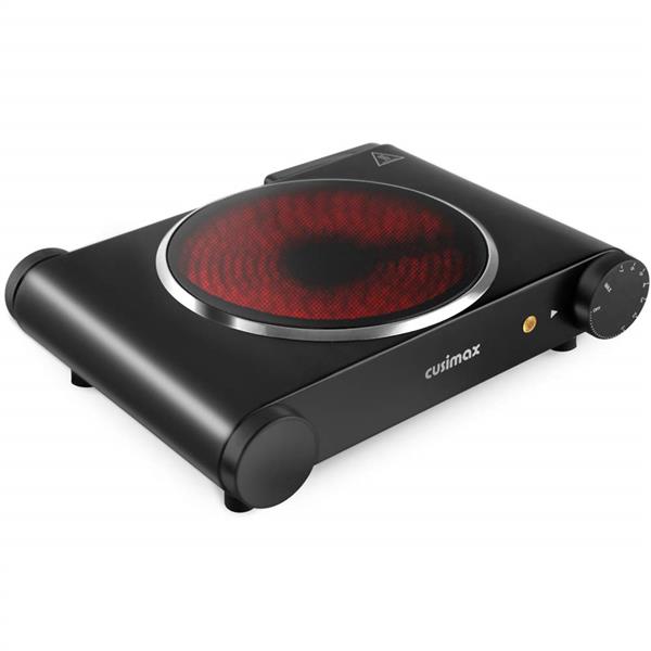 Cusimax CMIP-B120 Ceramic Hot Plate Portable Electric Cooktop Burner Single/Dual Infrared Electric Burner(Cannot be sold on Amazon)