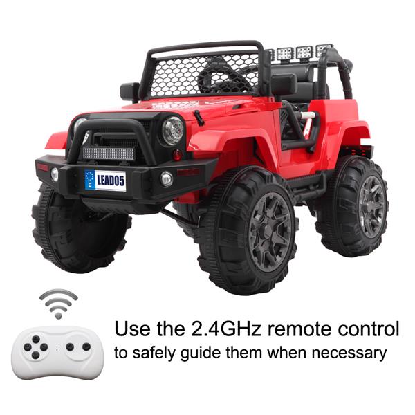 LZ-905 Remodeled Dual Drive 45W * 2 Battery 12V7AH * 1 With 2.4G Remote Control Red 