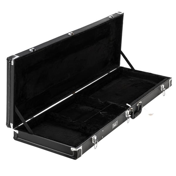 [Do Not Sell on Amazon]Glarry High Grade Electric Guitar Square Hard Case Flat Black