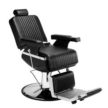 Men\\'s Hairdressing Chair High-End Reclining Chair Black 