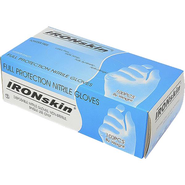 一次性丁腈检查手套M码100只-3