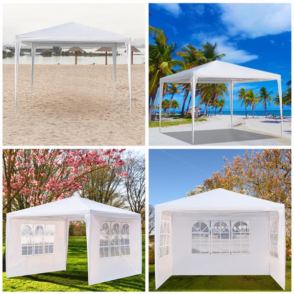 10'x10' Patio Party Tent Wedding Canopy Heavy Outdoor Upgrade Section