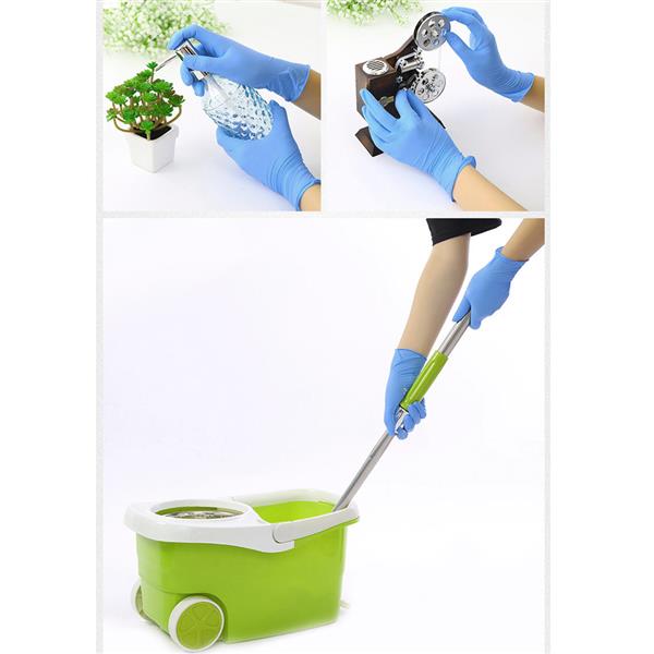 一次性丁腈检查手套M码100只-7