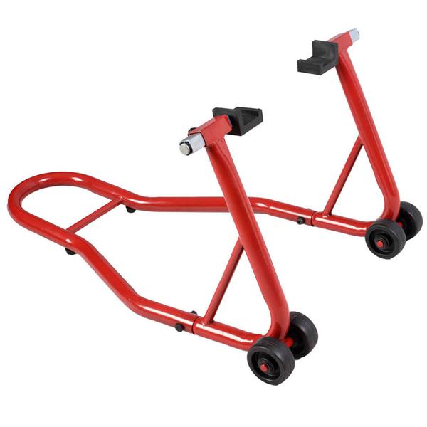 Universal High-Grade Steel Rear Stand TD-003-05(B5) for Motorcycle Red