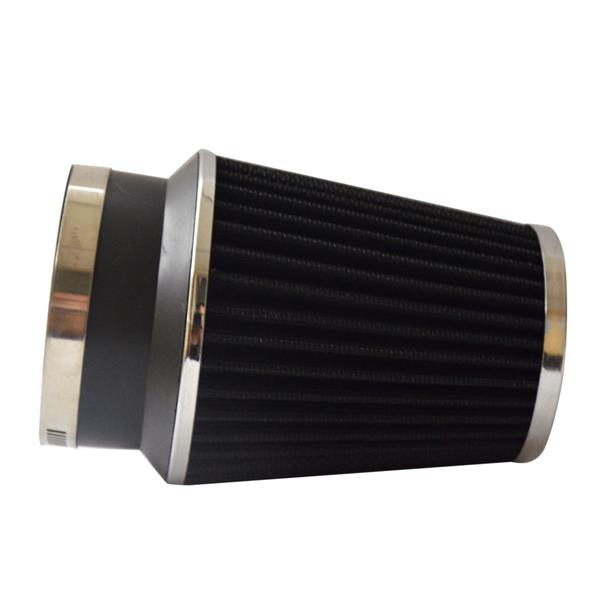 3.5 Inch Inlet Long Air Filter 89mm Black