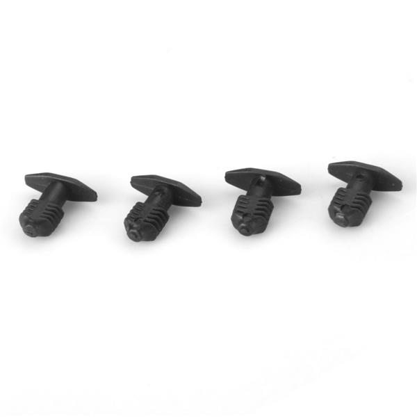 10 X Stem Diameter: 8mm Black Hood Seal Retainers Clips For Hyundai Fastener