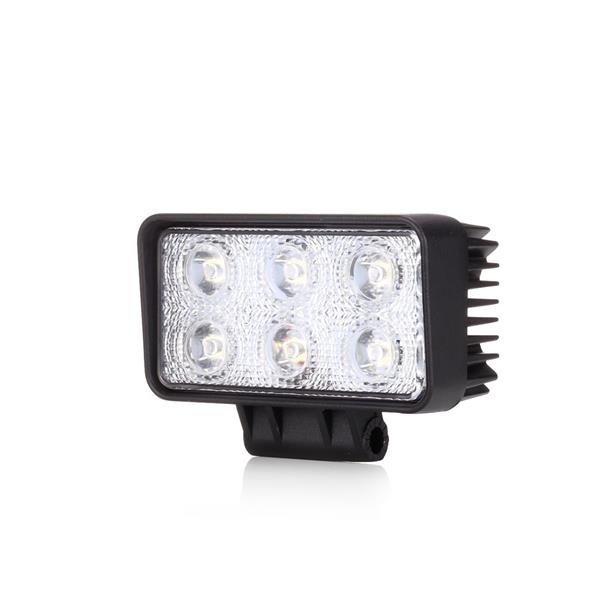 1pcs 4 Inch 18W LED Work Light Bar Flood Offroad Fog Lamp 4WD SUV Pickup ATV Black