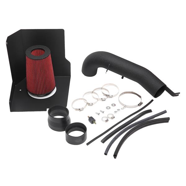 3.5" Air Intake Kit For Gmc/Chevrolet Silverado 2007-2008 Sierra 4.8L/5.3L/6.0L/6.2L V8 Red   Black