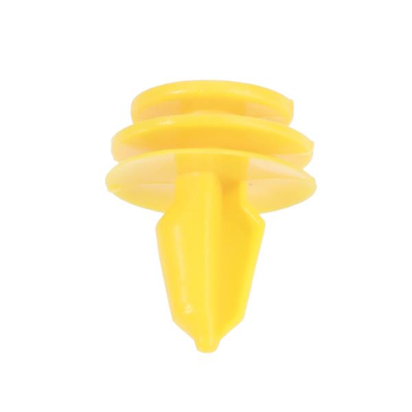 10pcs High-Strength Plastic Push Type Door Trim Liftgate Panel Clips OEM 6502991 Yellow