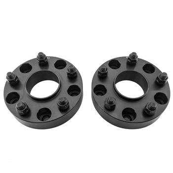 2pcs Professional Hub Centric Wheel Adapters for Dodge Ram 2002-2011 Black