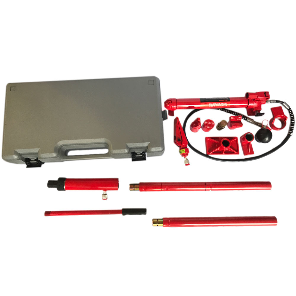 10 Ton Portable Power Hydraulic Jack Red view 2