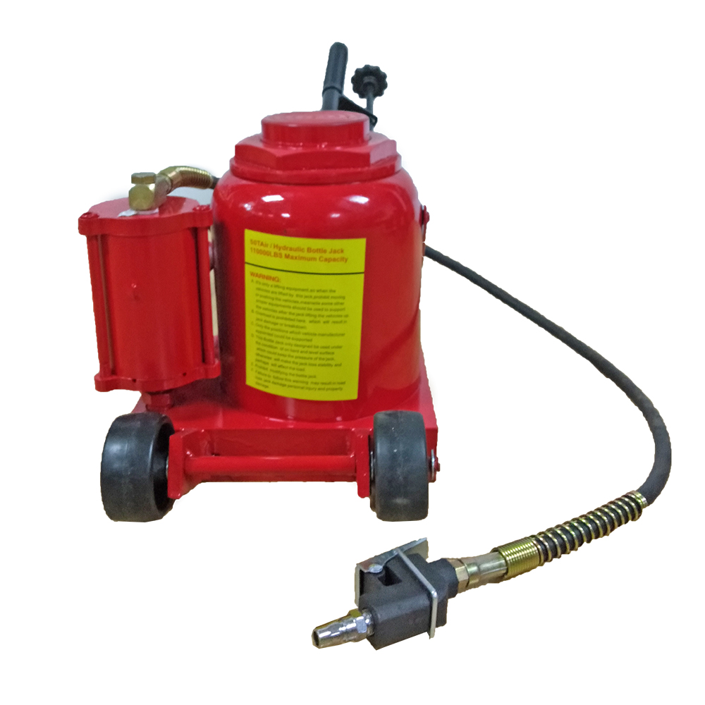 50 Ton Air / Manual Pneumatic Hydraulic Bottle Jack Automotive Repair Tool view 1