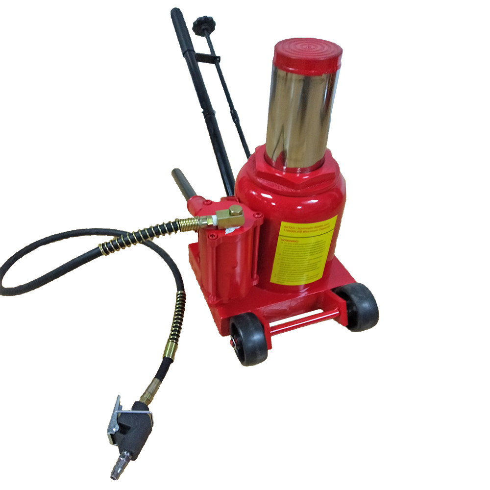 50 Ton Air / Manual Pneumatic Hydraulic Bottle Jack Automotive Repair Tool view 5