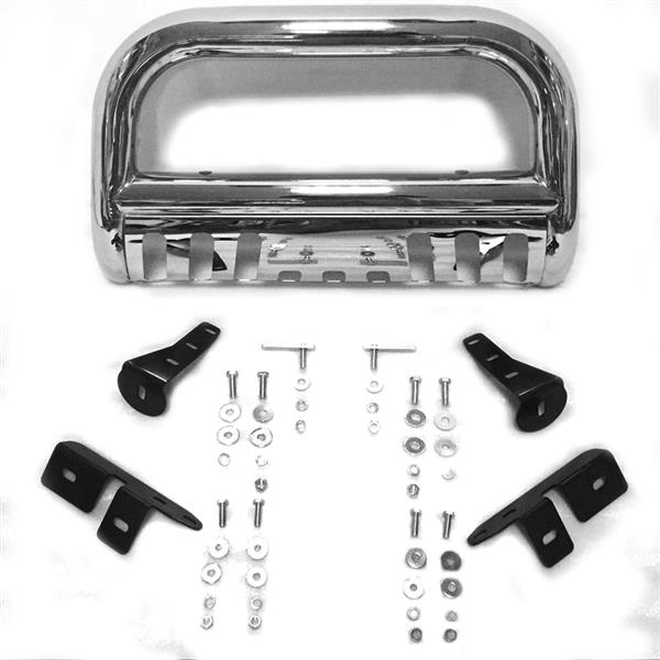 304 Stainless Steel Front Bumper Bull Bar Grille Guard for 99-07 CHEVY SILVERADO/SIERRA 1500 Chrome