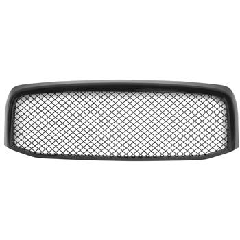 ABS Plastic Car Front Bumper Grille for 06-08 Dodge Ram 1500 / 06-09 Dodge Ram 2500 3500 ABS Plastic Coating QH-DO-004 Black