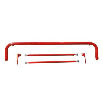 Stainless Steel Seat Guard Rod Red