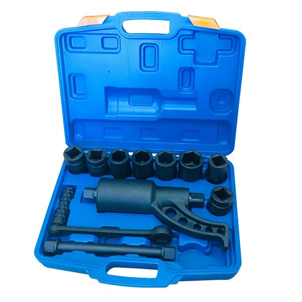 1:58 Torque Multiplier Set Wrench Lug Nut Labor Saving Lugnut Remover w/ 8 Sockets