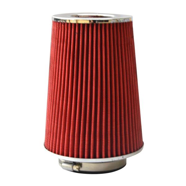 3.5 Inch Inlet Long Air Filter 89mm Red