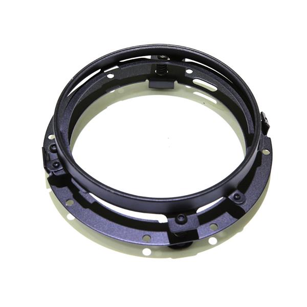 7" Portable High Quality Stainless Steel Headlight Bracket Black 