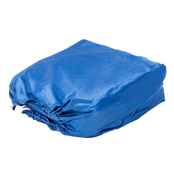 14-16ft 210D Oxford Fabric High Quality Waterproof Boat Cover with Storage Bag Blue