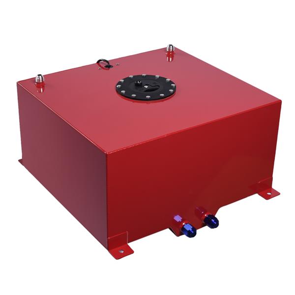 15 Gallon 60L Universal Aluminum Fuel Tank Oil Level Sensor Red