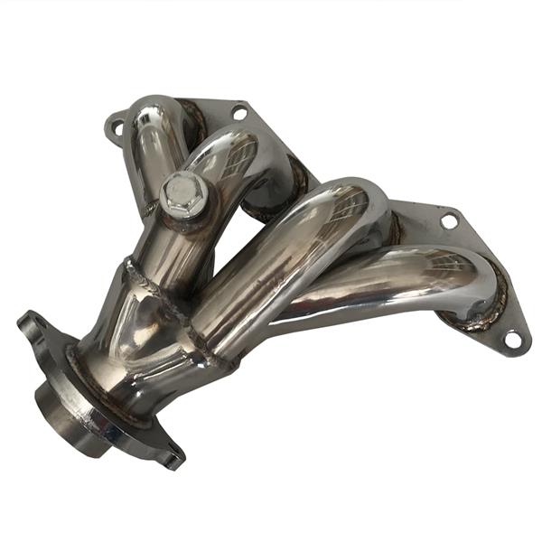 （亚马逊禁售）排气歧管  1.5" / 2.25" Stainless Steel Header for Honda Civic 01-05 EX  AGS0147-4