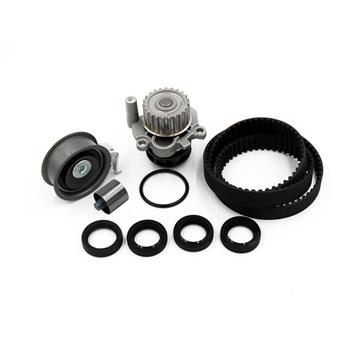 3pcs Professional Timing Belt & Water Pump Kit with Metal Impeller for Volkswagen Passat Audi A4 Quattro 1.8L 01-06