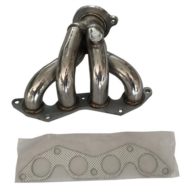 （亚马逊禁售）排气歧管  1.5" / 2.25" Stainless Steel Header for Honda Civic 01-05 EX  AGS0147-1